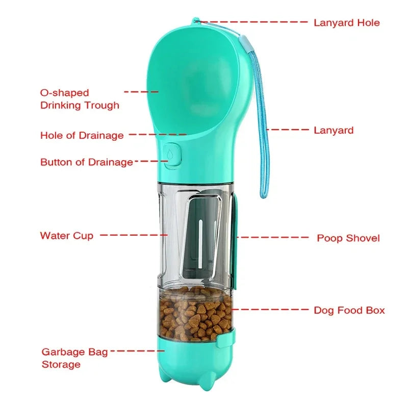 portable pet dog water bottle